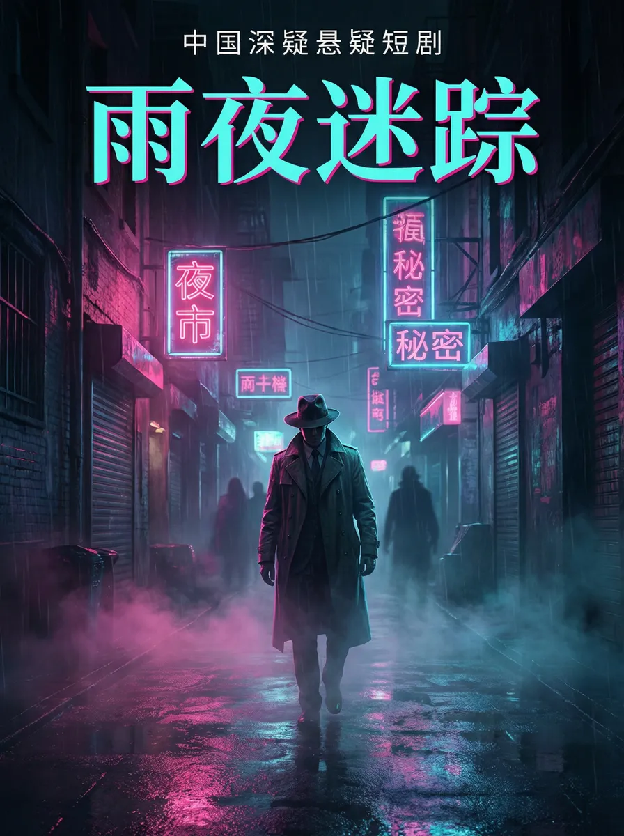 麻宫雅典娜h 悬疑追踪短剧 - 雨夜迷踪海报